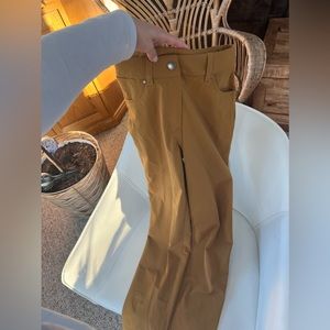 Lululemon city sleek 5 pocket 7/8 pant spiced bronze